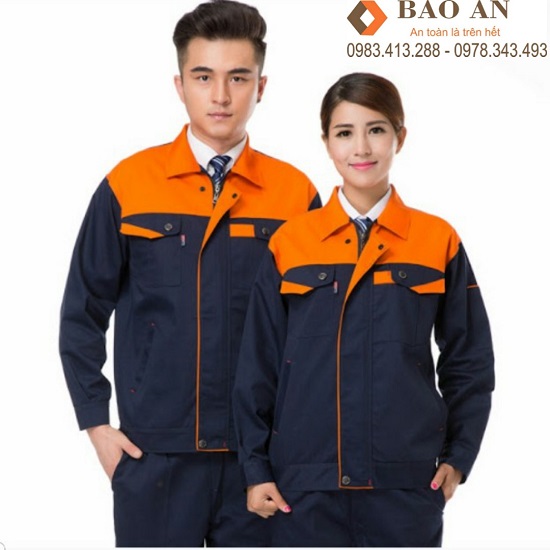 Quần áo kỹ thuật tím than phối cam QABH008